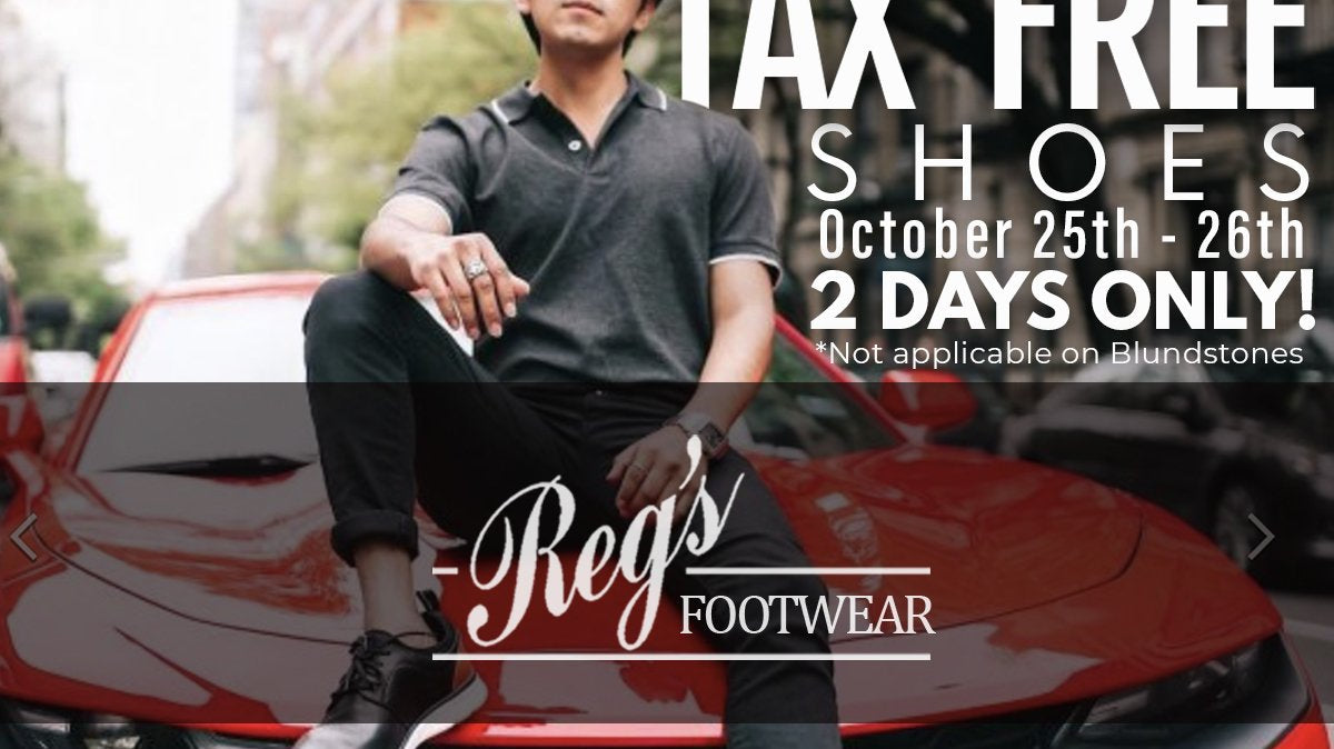 Tax Free Shoes - Two Days Only