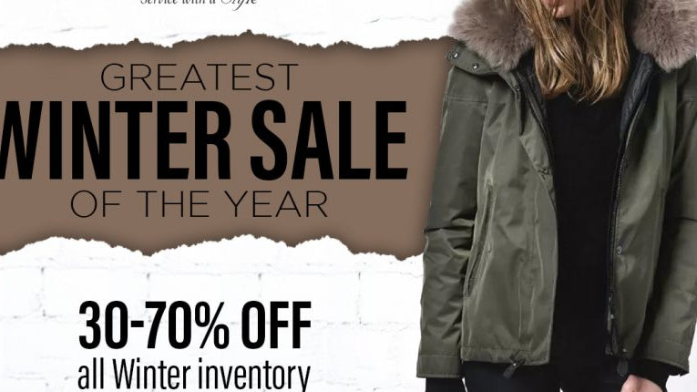 Our Greatest Winter Sale On Now