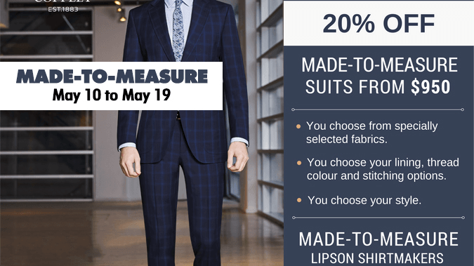 Spring Made-To-Measure Event