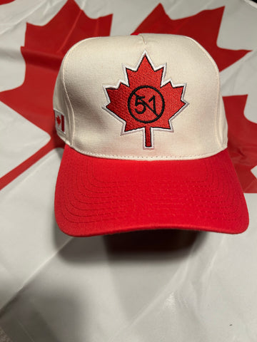 Never 51 Cap - Beige & Red