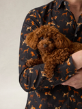 Robert Talbott - Reynolds Dog Print Pinwale Corduroy Shirt