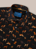 Robert Talbott - Reynolds Dog Print Pinwale Corduroy Shirt