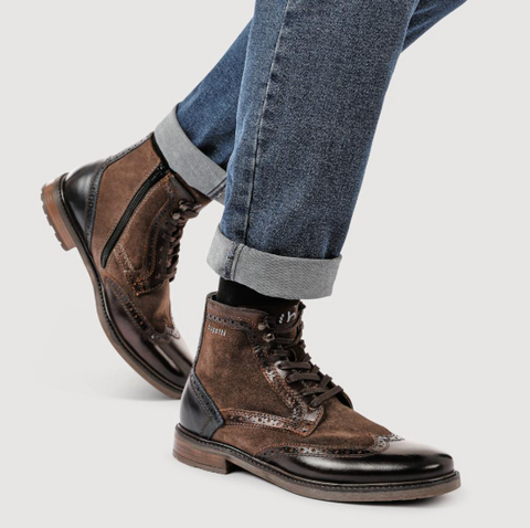 Bugatti - Wingtip Boots - Brown