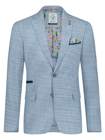 A Fish Named Fred - Blazer blue check