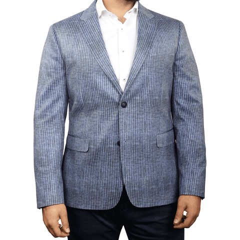 Beaston Blue Stripe Knit Blazer - 7 Downie St.®