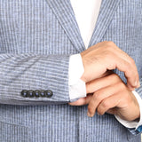 Beaston Blue Stripe Knit Blazer - 7 Downie St.®