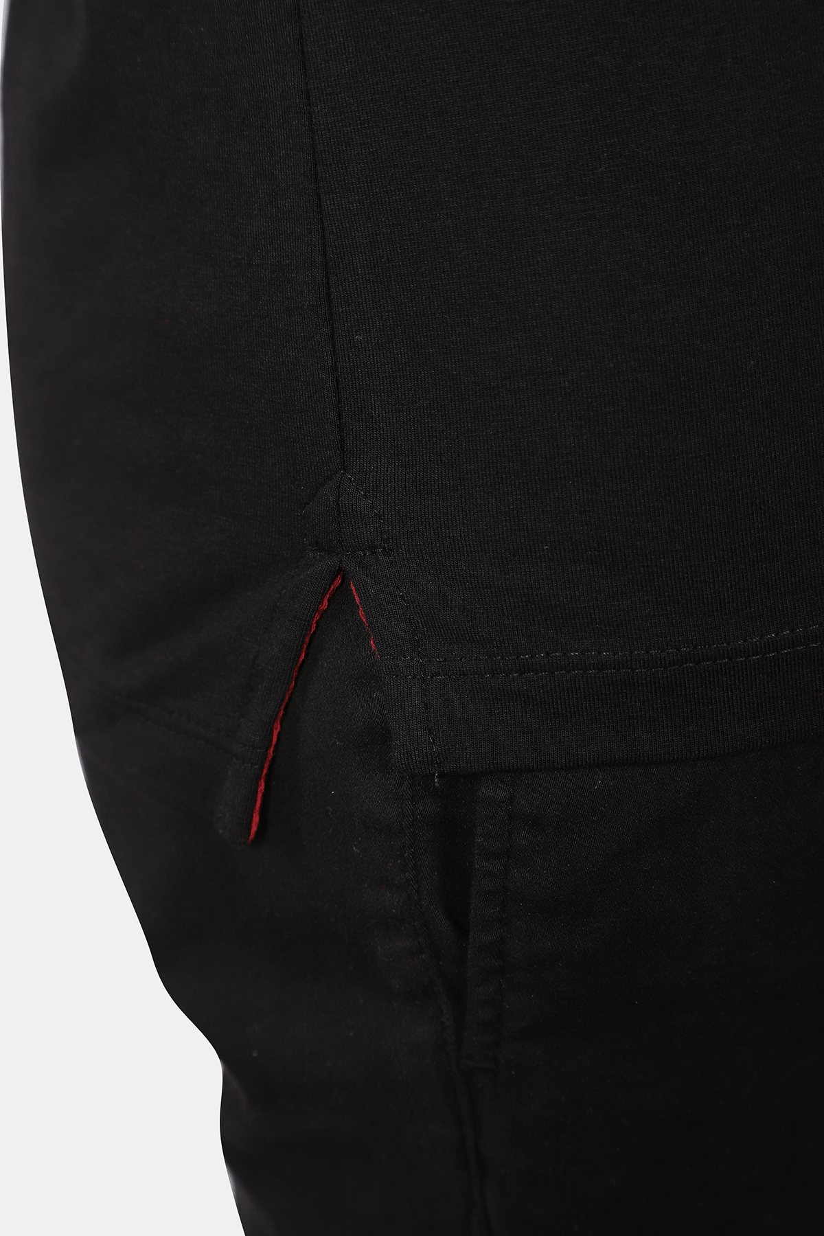 Stretch Henley Short Sleeve in Black - 7 Downie St.®