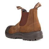 Blundstone 169 - Work & Safety Boot Rubber Toe Cap Crazy Horse Brown