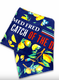 A Fish Named Fred - Beach towel lemons