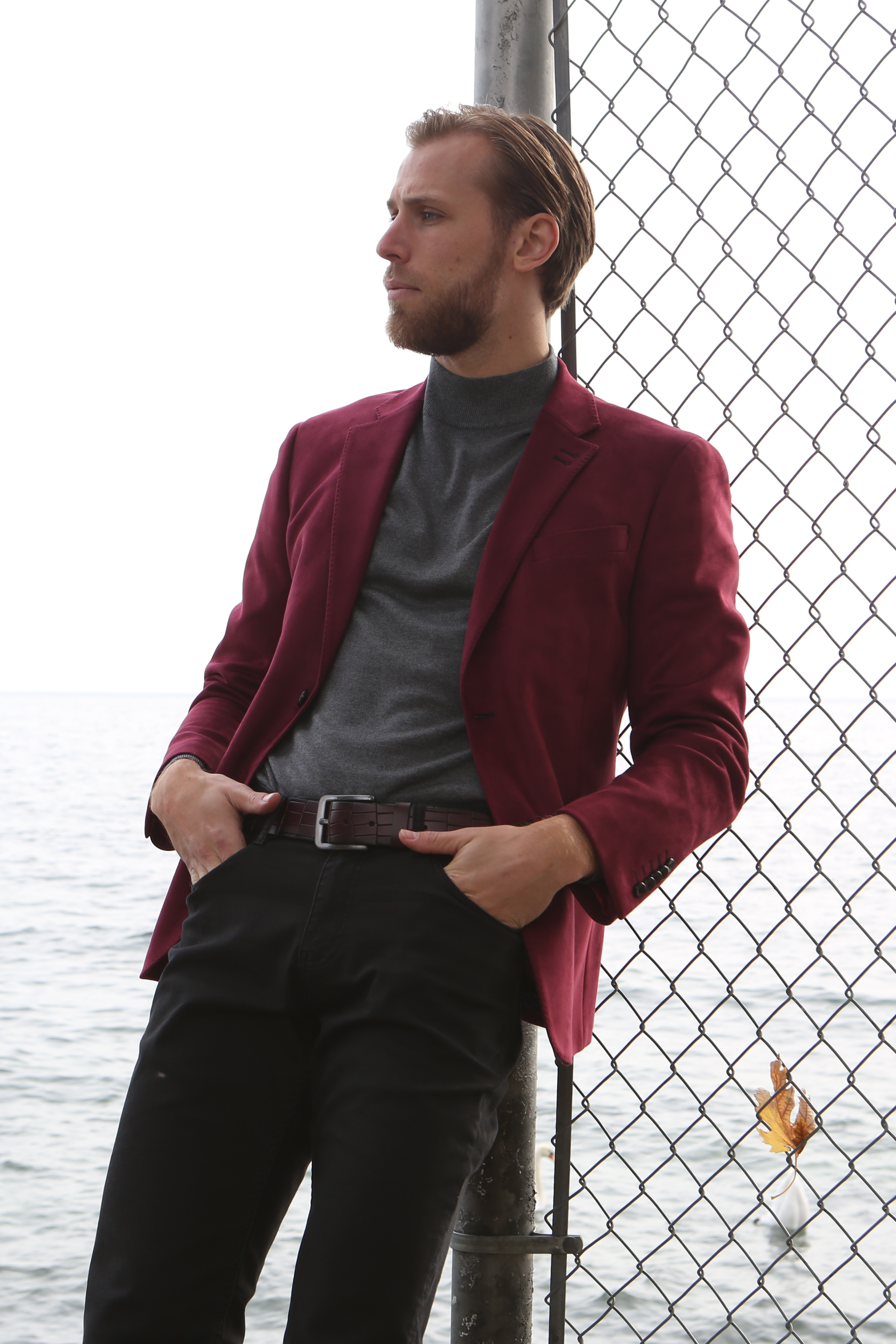 Grey Melange Mock Neck - 7 Downie St.®