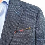 Lisbon Blue Cotton Knit Blazer - 7 Downie St.®
