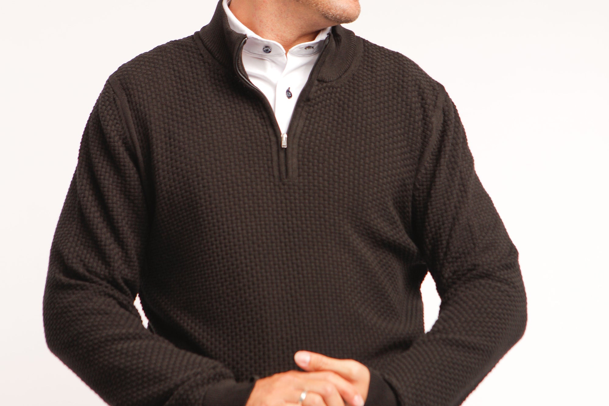 Arista 1/4 Zip Black - 7 Downie St.®