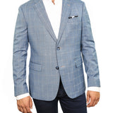 Oricle Blue Plaid Blazer - 7 Downie St.®