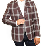 Santiago Brown Plaid Blazer - 7 Downie St.®