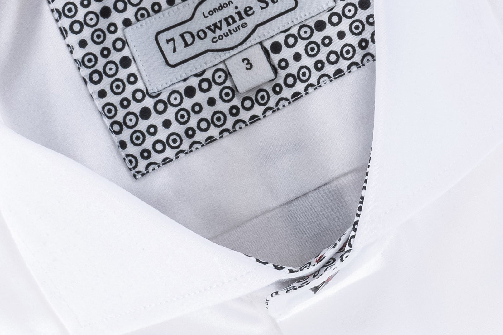 Solid White with Black Button LS - 7 Downie St.®