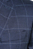 Turner Navy Windowpane Blazer - 7 Downie St.®