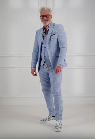 A Fish Named Fred - Blazer blue check