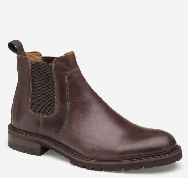 Johnston Murphy Mahogany Barrett Chelsea Boot Reg