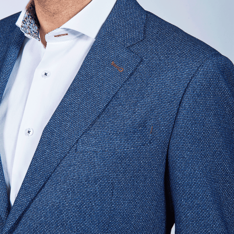 Mason Textured Blue Blazer - 7 Downie St.®