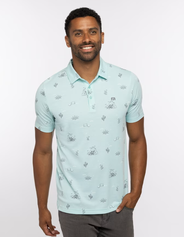 Travis mathew white sales polo