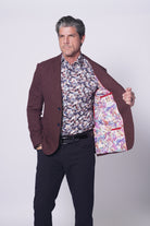 GALLAGHER JACKET IN BURGUNDY - 7 Downie St.®