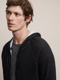 John Varvatos - Double Knit Plaited Hoodie
