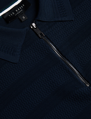 Ted Baker - Stree Short Sleeve Textured Polo Shirt
