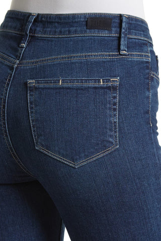 PAIGE Hoxton High Waist Raw Cuffed Crop Slim Jeans