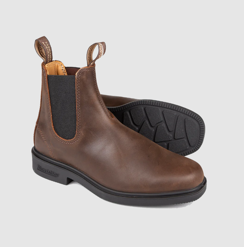 1313 chisel toe chelsea boots in brown hotsell
