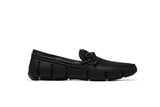 SWIMS - Braided Lace Loafer in Black