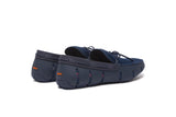 SWIMS - Braided Lace Loafer in Navy