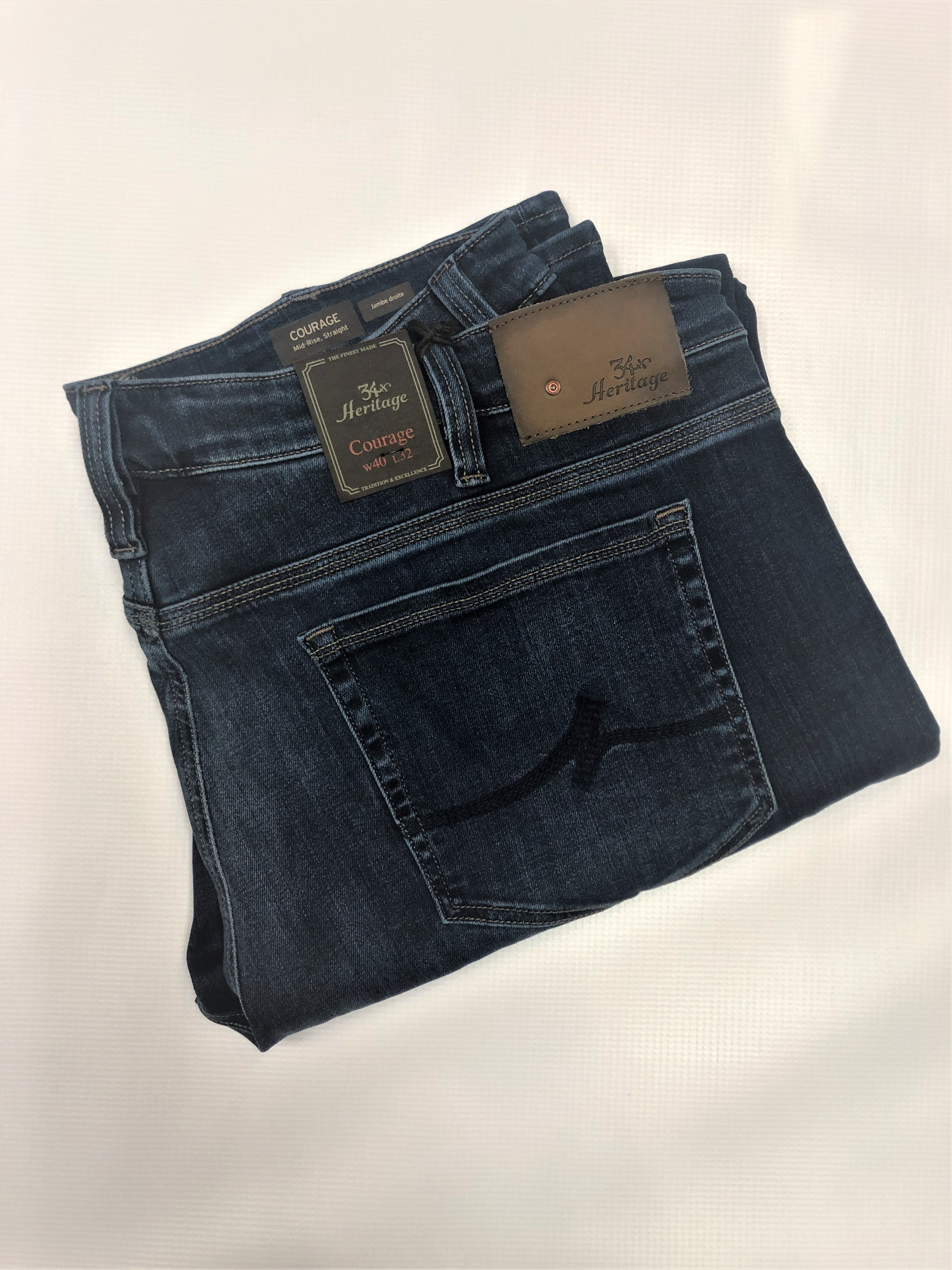 34 Heritage Courage Jeans Deep Taneel – Reg Wilkinson's Men's Wear