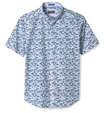 Johnston & Murphy - Printed Cotton Short-Sleeve Shirt