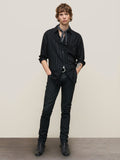 John Varvatos - Nye Classic Fit Shirt With Regular Collar Partial Placket