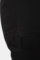 Stretch Henley Short Sleeve in Black - 7 Downie St.®