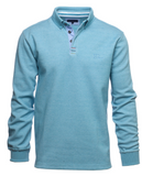 Ethnic Blue - Long Sleeve Polo-shirt
