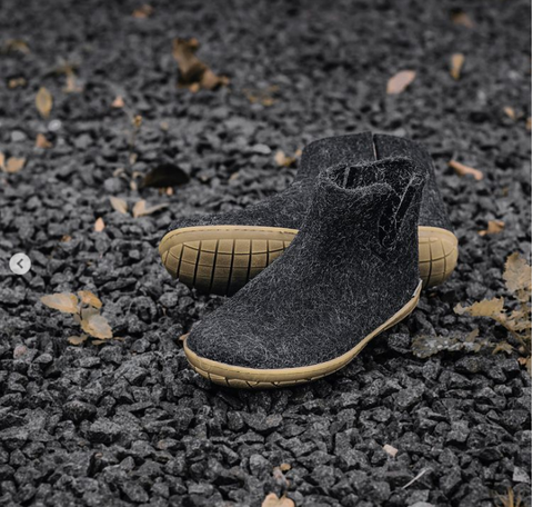 GLERUPS BOOT- Charcoal Rubber Sole