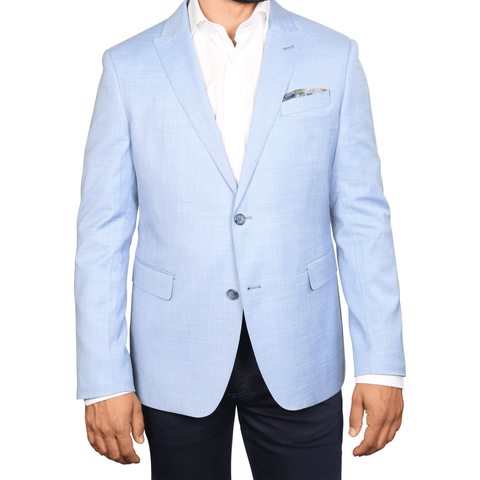 Light blue sport coat sales