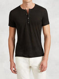 John Varvatos - Linen Henley