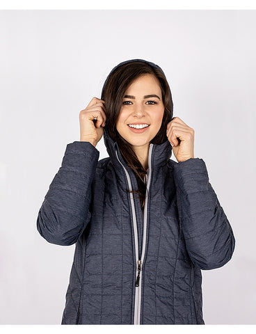 Cutter & Buck - Rainier PrimaLoft® Womens Eco Insulated Hooded Long Coat