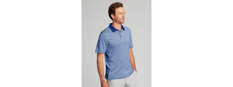 Cutter & Buck - Forge Tonal Stripe Stretch Mens Polo