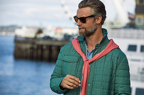 Cutter & Buck - Rainier PrimaLoft® Mens Eco Insulated Quilted Shirt Jacket