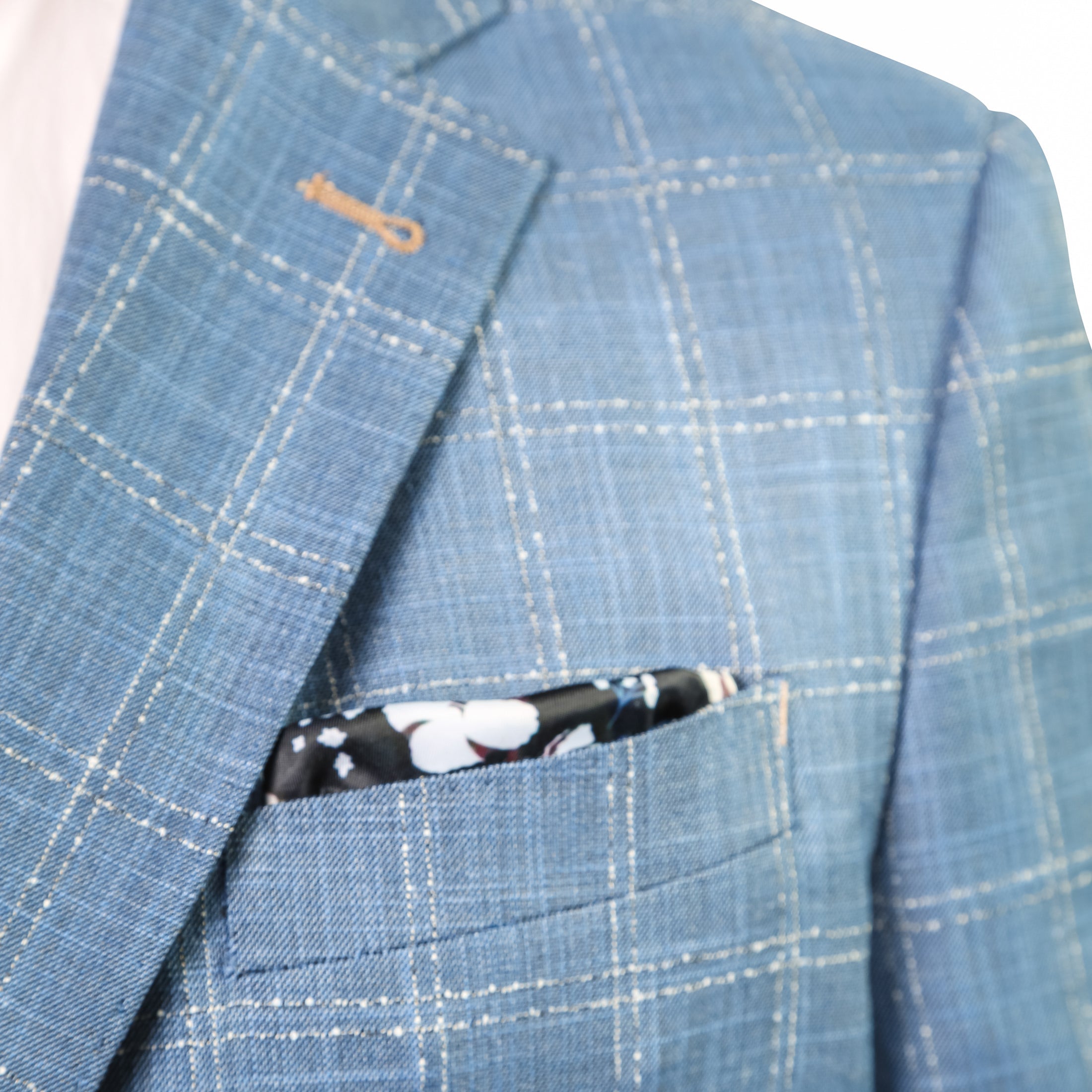 Oricle Blue Plaid Blazer - 7 Downie St.®