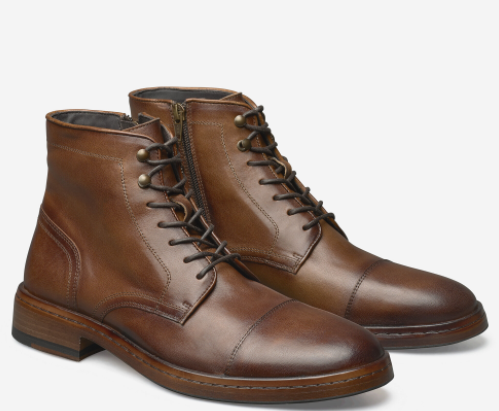 Johnston & murphy warner cap toe zip boot hotsell
