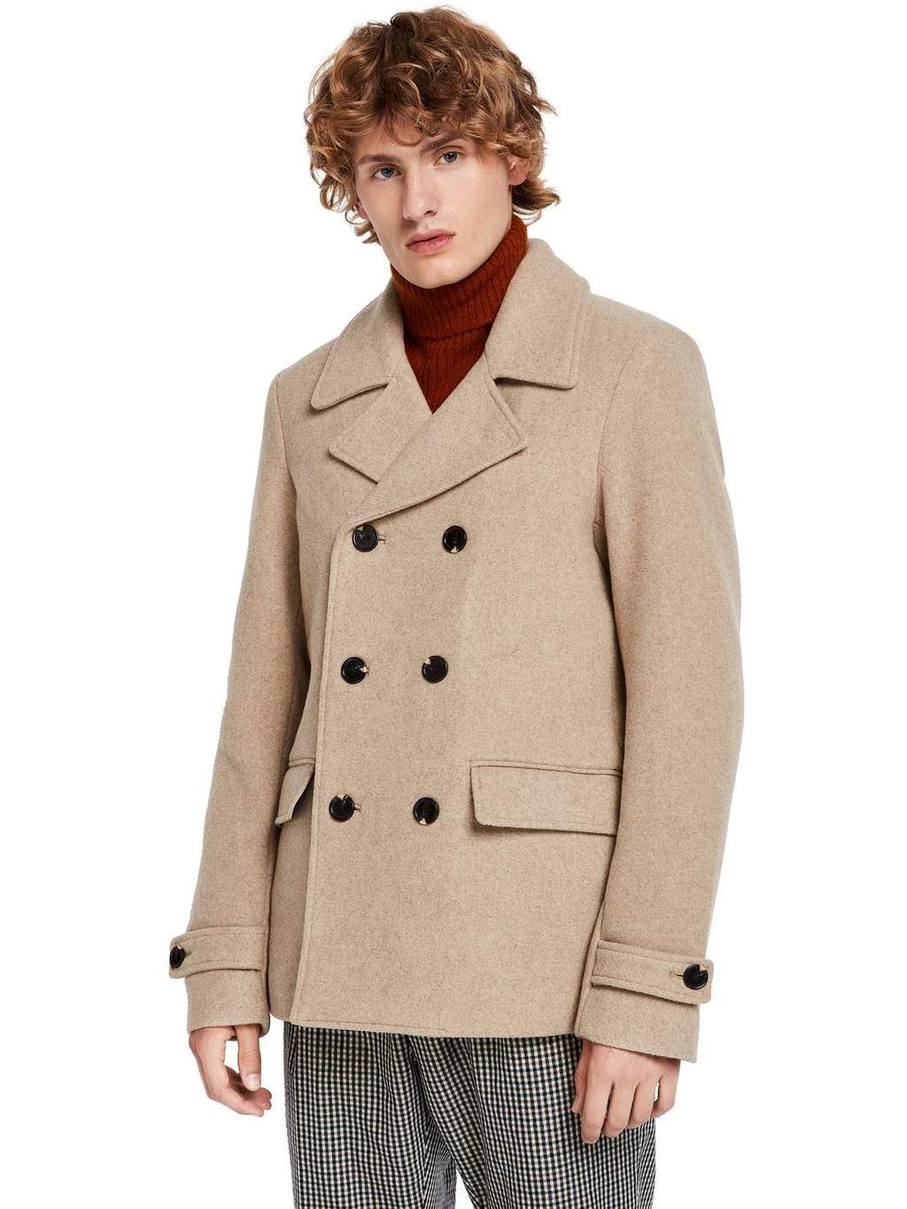 Scotch & Soda - Classic Pea Coat in Camel – Reg Wilkinson's Men's Wear