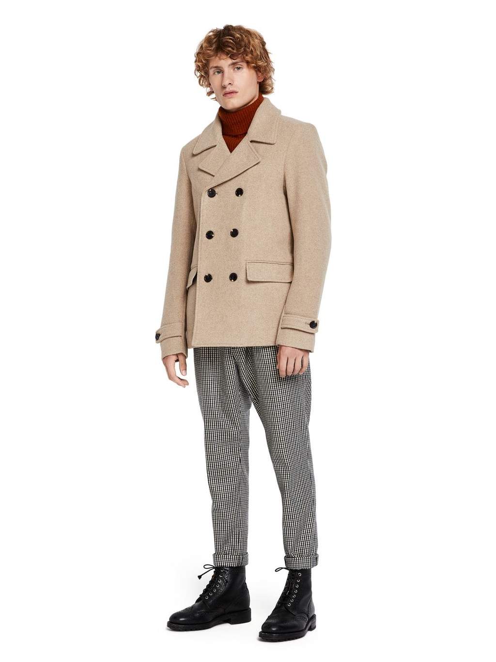 Scotch & Soda - Classic Pea Coat in Camel – Reg Wilkinson's Men's Wear