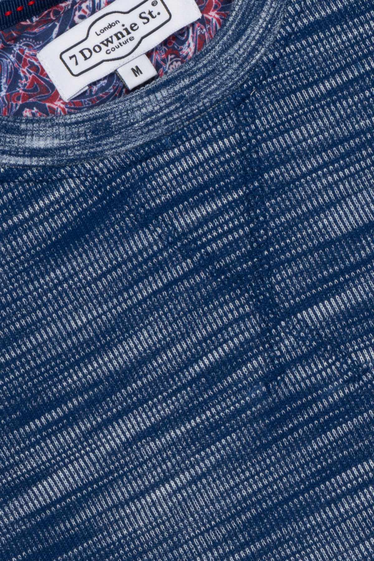 Raffino Cotton Blend Crewneck Blue - 7 Downie St.®