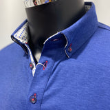 Orlando Polo Shirt Indigo - 7 Downie St.®